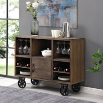 Enclosed Bar Carts You ll Love Wayfair